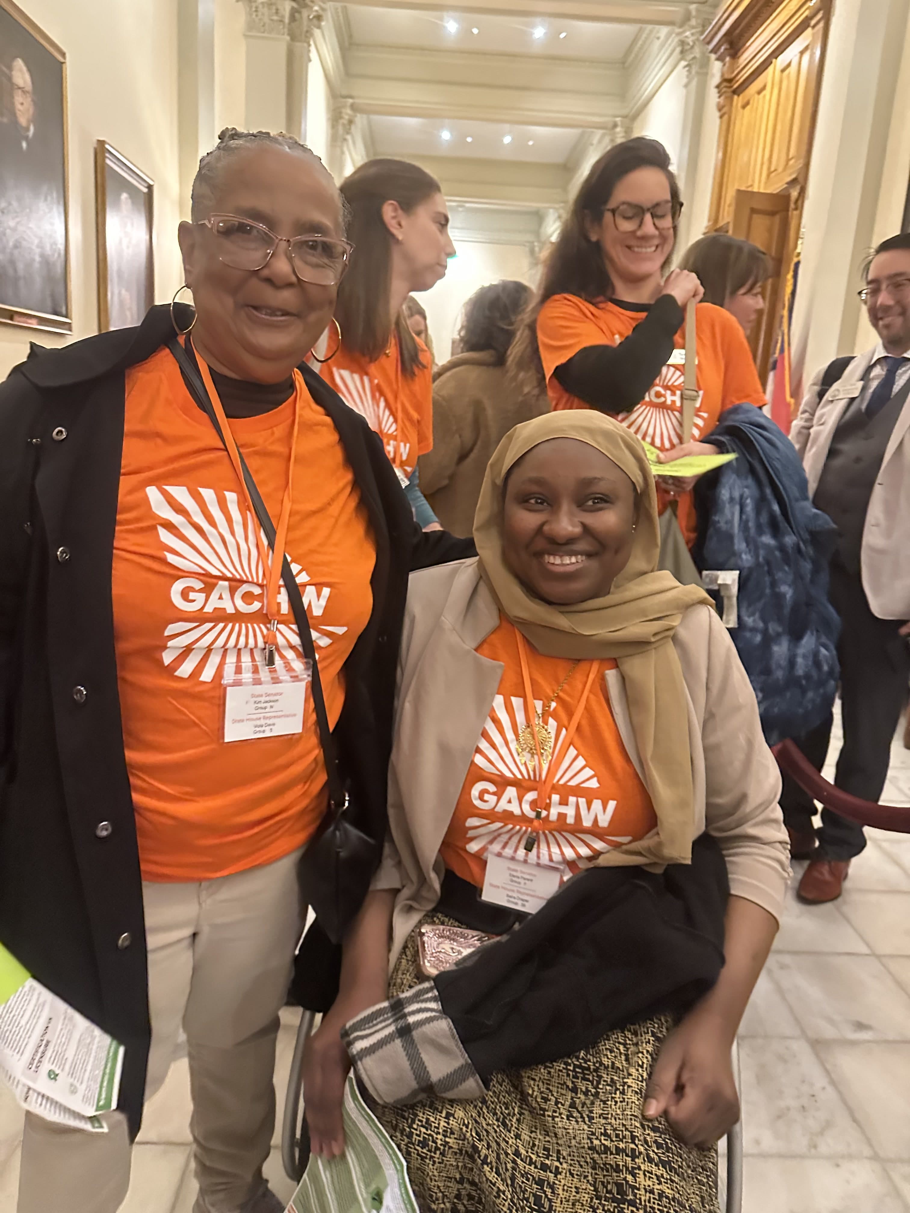 Annette L. Draughn advocating at the Georgia State Capitol